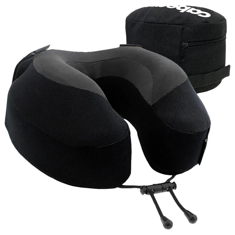 CABEAU Memory Foam Evolution S3 Travel Pillow - Jet Black - Tashqila CABEAU Memory Foam Evolution S3 Travel Pillow - Jet Black - Tashqila